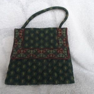 Vera Bradley Classic Green small satchel